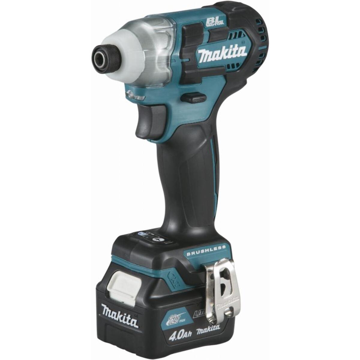 Visseuse à chocs 12 V CXT 135 Nm - MAKITA - avec 2 batteries 12V 4.0Ah, chargeur - MAkPac- TD111DSMJ