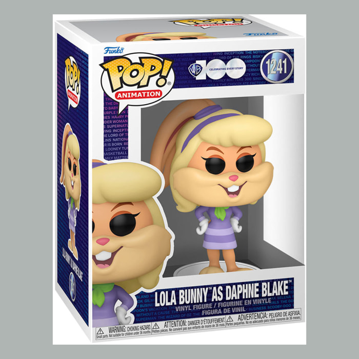 Hanna-Barbera Funko Pop Vinile Figura Lola Bunny come Daphne Blake 9 Cm