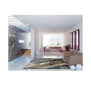 MARMOL MADERA Alfombra efecto mármol de pelo corto gris, varias medidas disponibles.