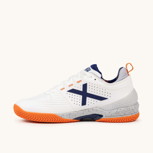 MUNICH ATOMIK 49 Zapatillas de Pádel/Tenis Blanco y Naranja