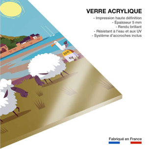 Tableau mont saint michel Tableau plexiglas