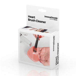 Nettoyeur pour pinceaux de maquillage Heart InnovaGoods