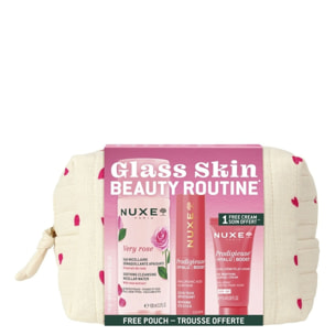 Glass Skin Beauty Routine - Coffret Eau Micellaire Démaquillante Very Rose 100 ml + 2 Produits