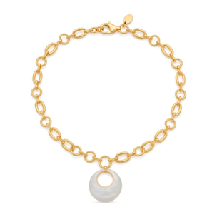 Collar Aisal acabado oro amarillo 18k