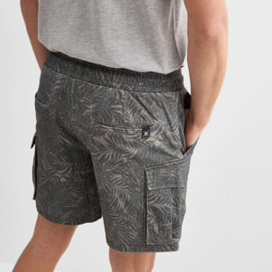 Bermuda MUNICH Tropic lifestyle de algodón-elastano caqui