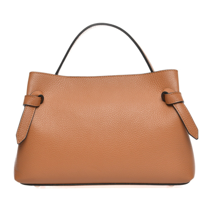 Borsa a mano Anna Luchini Cammello