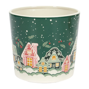 Cache Pot  Dia 13cm Noel