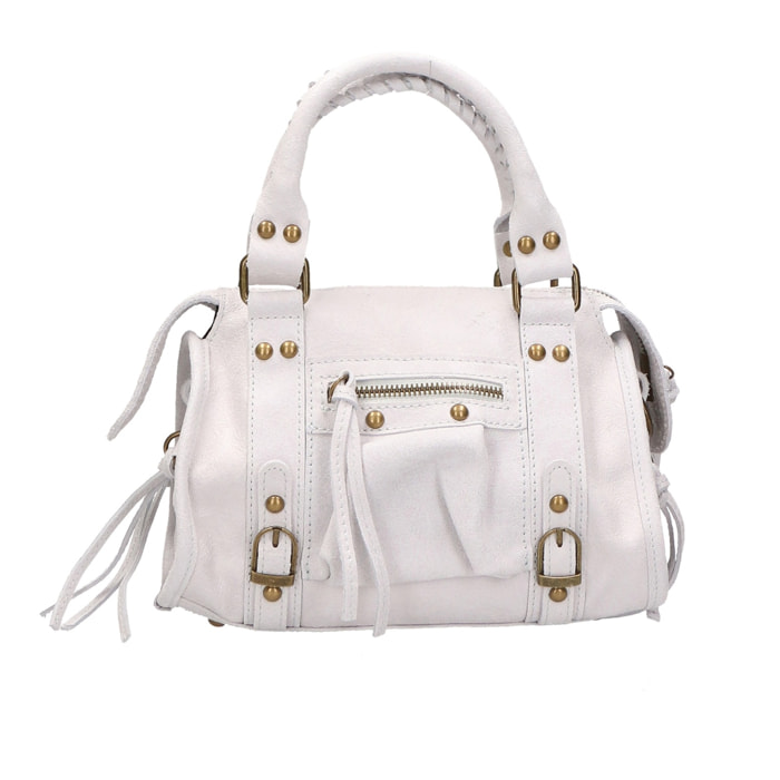 Borsa a spalla da donna - Modello Erisia - Vera pelle - 25.0 x 15.0 x 10.0 cm