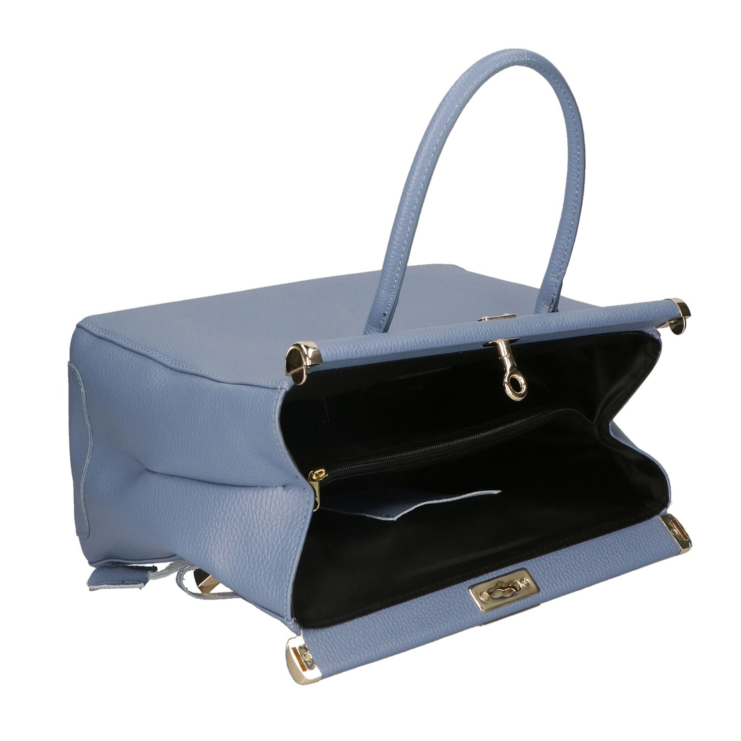 Borsa a mano da donna - Modello Aleria - Vera pelle - 35.0 x 26.0 x 16.0 cm