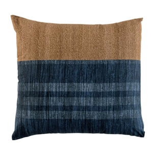 Parure housse de couette imprimé 100% coton - romane - bleu