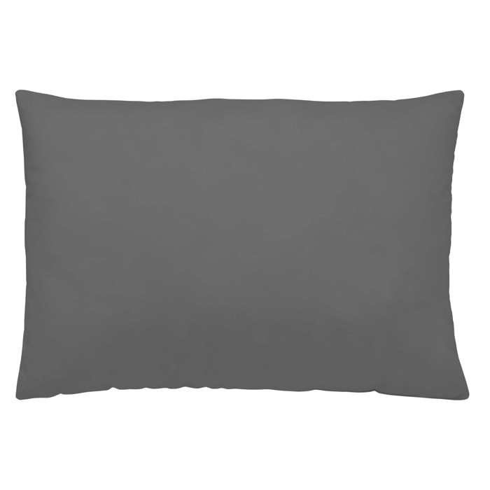 Naturals - Funda de Almohada - 100% Algodón - Gris