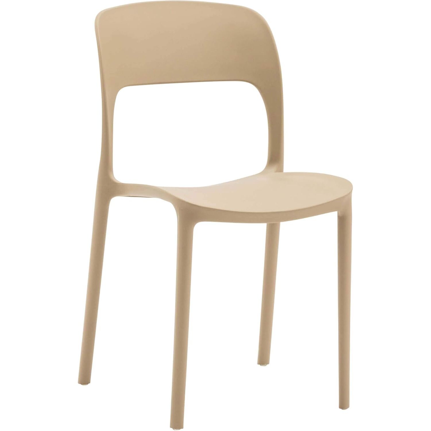 Set di 4 sedie SOUTH BEACH in polipropilene beige