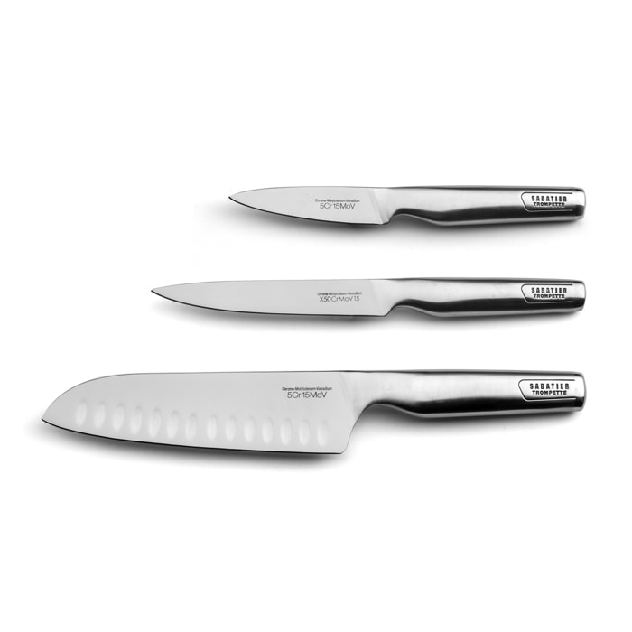 Asean - Juego de 3 cuchillos de cocina