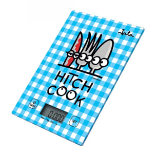 Báscula de cocina JATA 732K hasta 5 kg. Alta precisión. Función de tara. Visor LCD