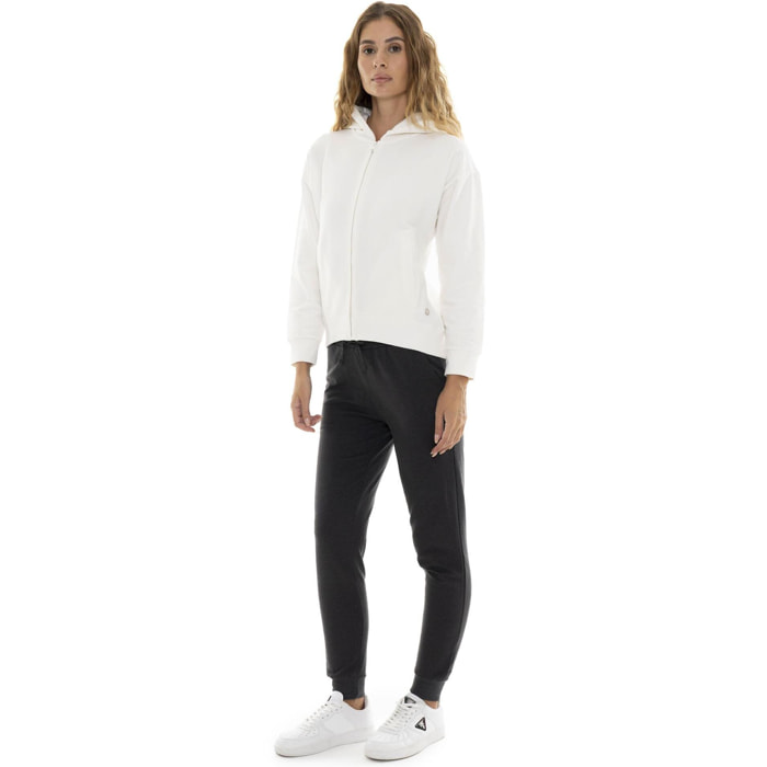 Tuta invernale da donna con cappuccio e zip 'Pearl'