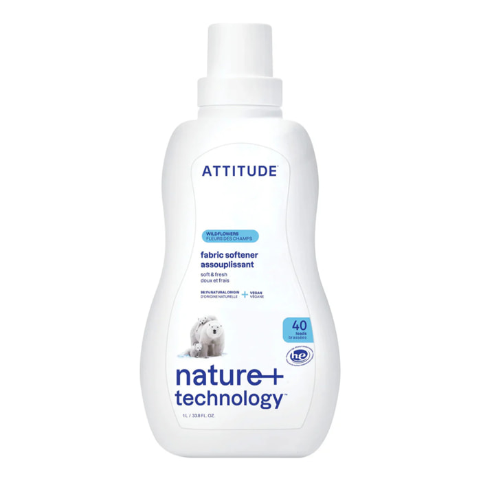 Suavizante  flores silvestres 40 Dosis Attitude 1 L