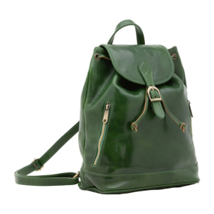 Borsa a spalla da donna - Modello False - 100% pelle artigianale - 25.0 x 32.0 x 14.0 cm