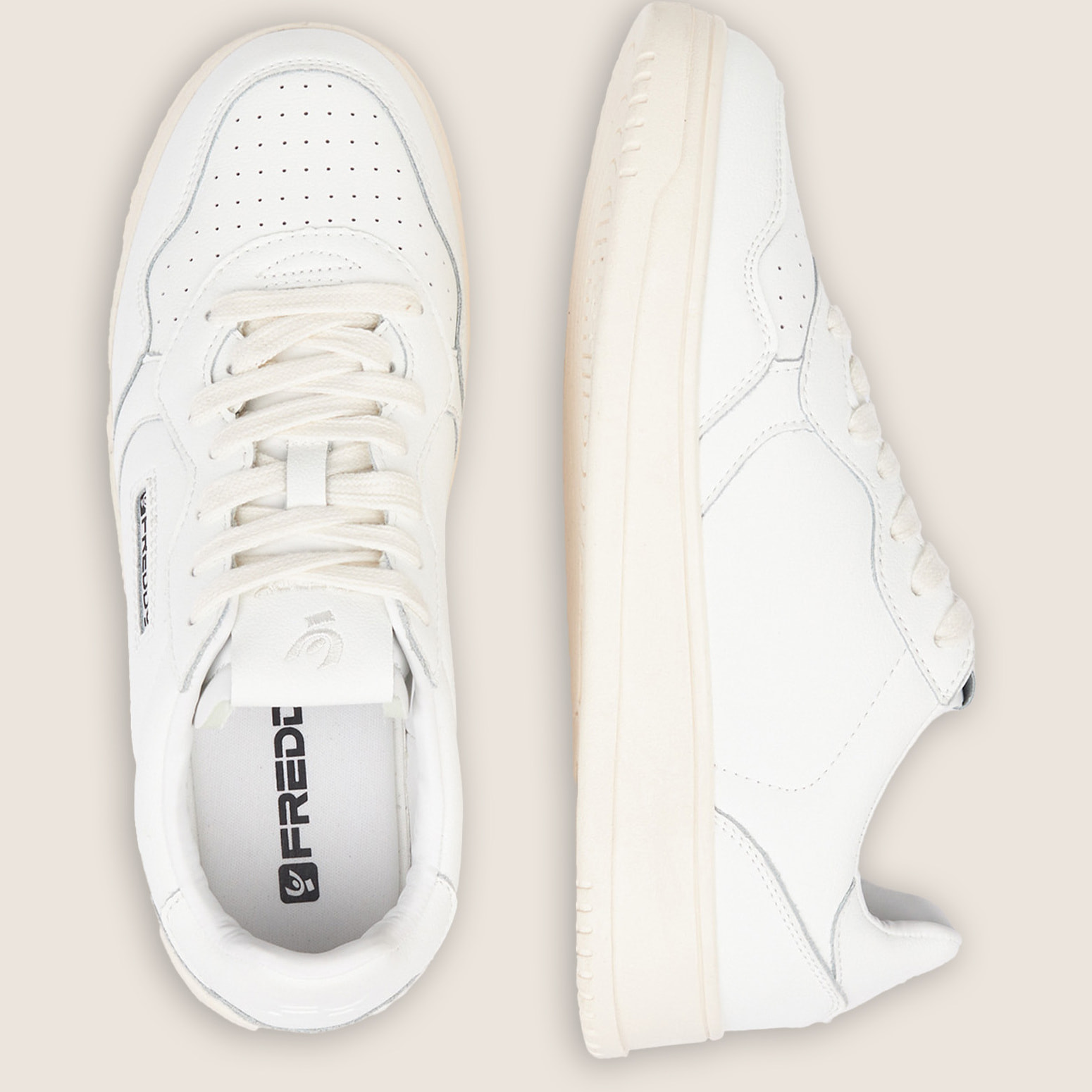 Sneakers in pelle stile basket