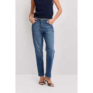 Kocca - Pantaloni in denim relaxed fit Donna, Denim