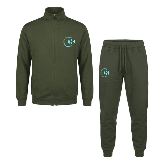 Tuta Uomo SUPERGA Cotone Leggero Primavera Full Zip