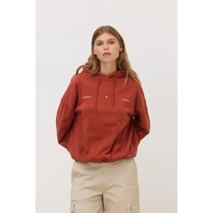 SUDADERA CON CAPUCHA MUJER WANDER TERRA