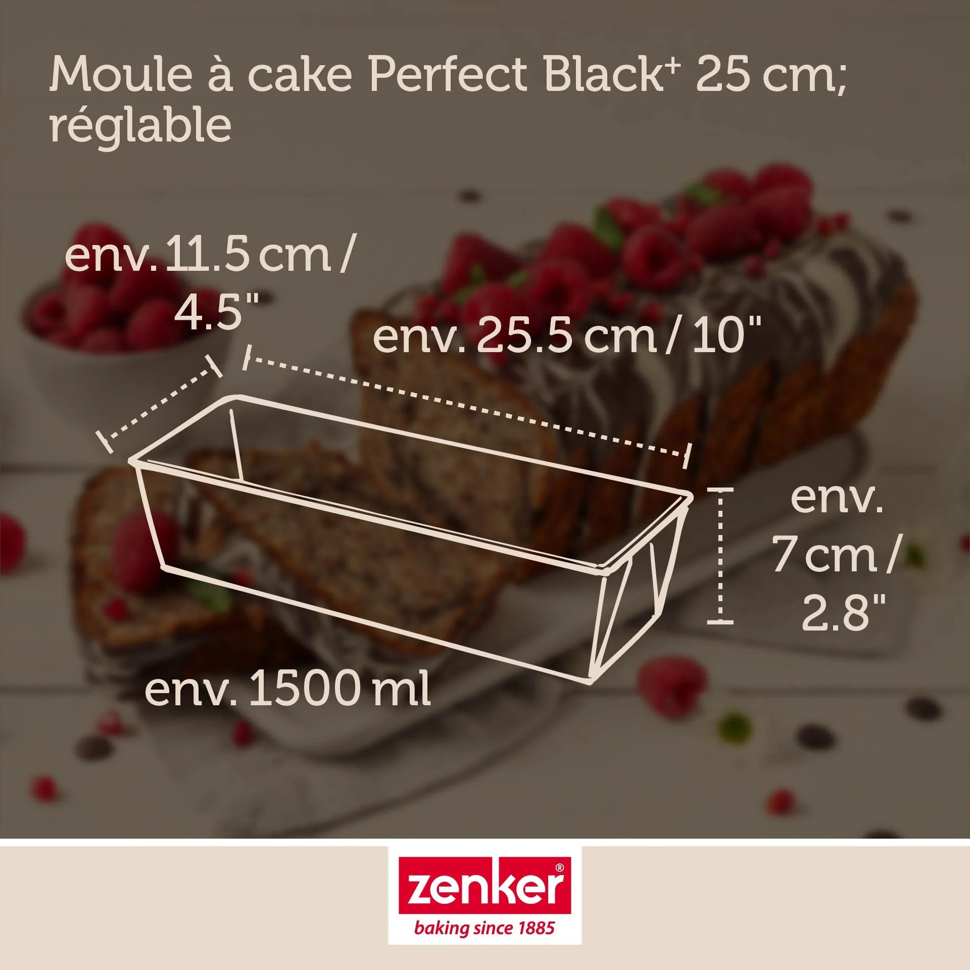 Moule à cake Zenker PerfectBack+