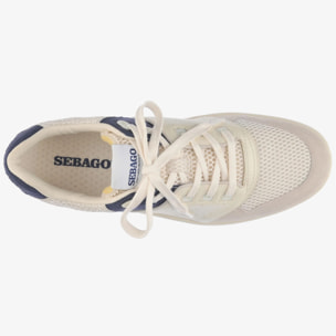 Sneakers Sebago Uomo Donna Bianco HURRICANE ATLANTIC
