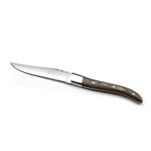 Louis - Coffret 6 couteaux steak royal Noyer