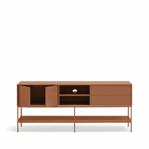 Mueble de televisión Platt 2 puertas y 2 cajones arcilla