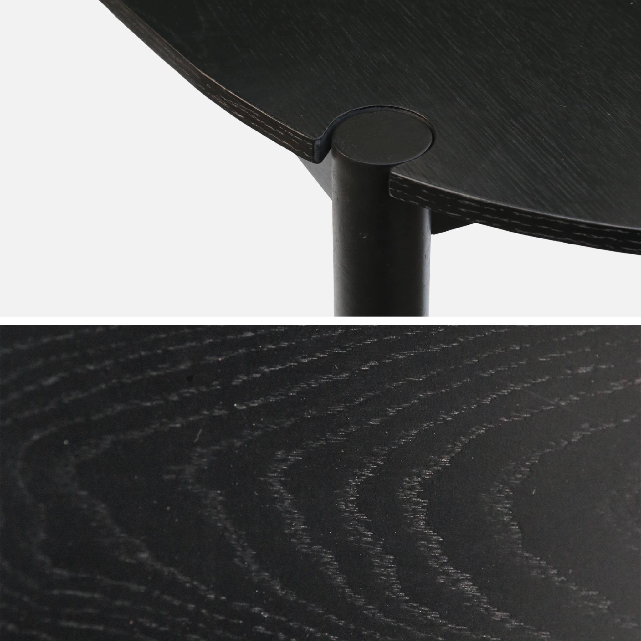 Table à manger ovale bois d'hévéa 6 places CONSTANCE