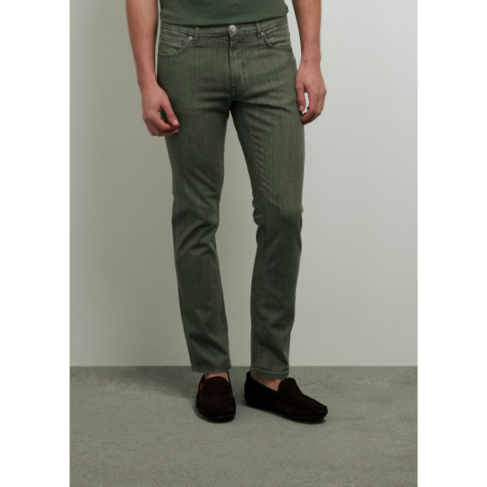 JEANS VERDE CHIARO CONBIPEL