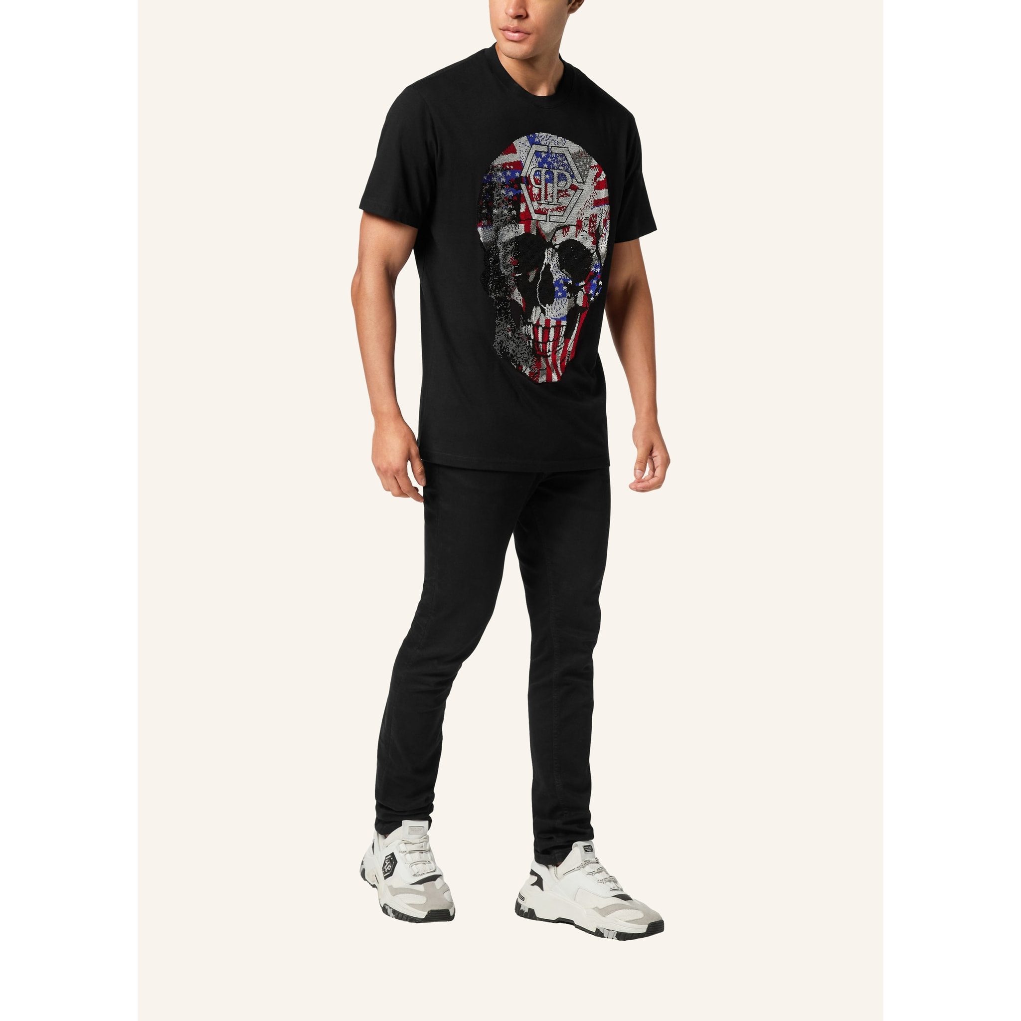 PHILIPP PLEIN Maglietta girocollo Ss SKULL