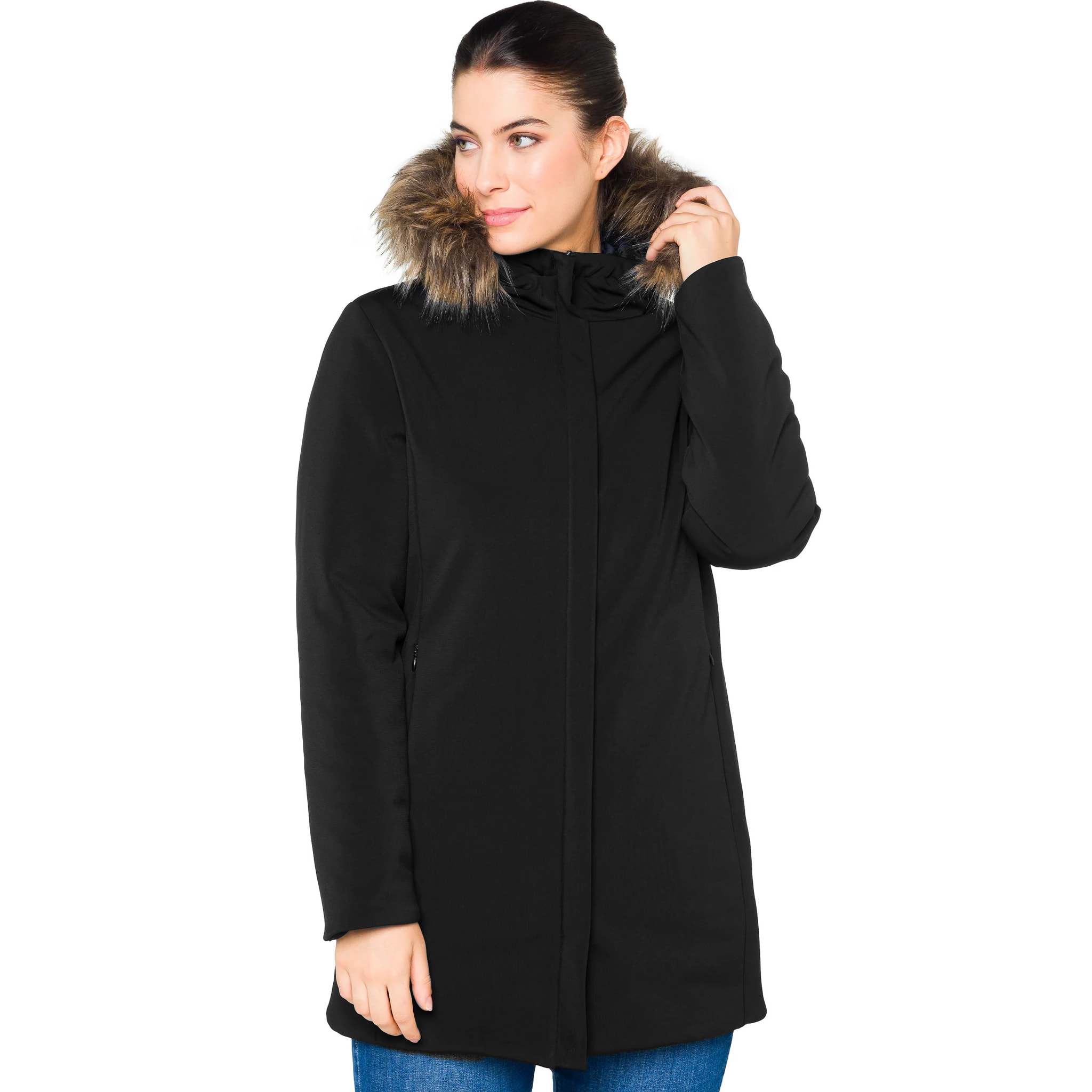Parka DAHLIA imbottito impermeabile nero