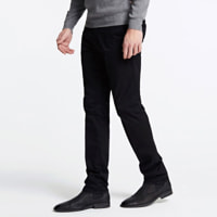 Pantalon - coupe skinny - noir