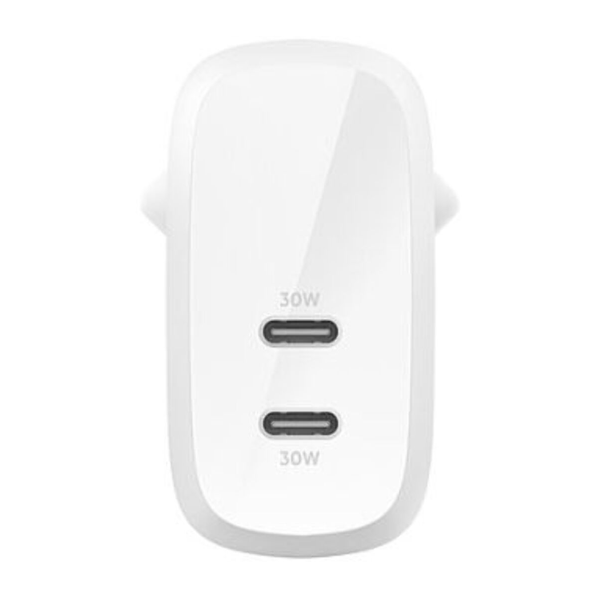 Chargeur secteur BELKIN USB-C 2 X 30W blanc