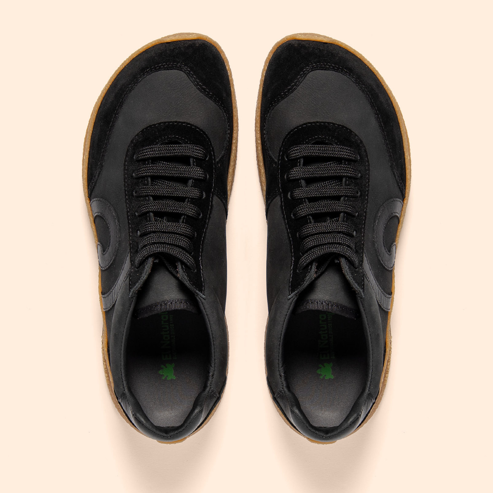 Zapatos N5435 MULTI LEATHER BLACK-CARAMELO/OROEL color Black-caramelo