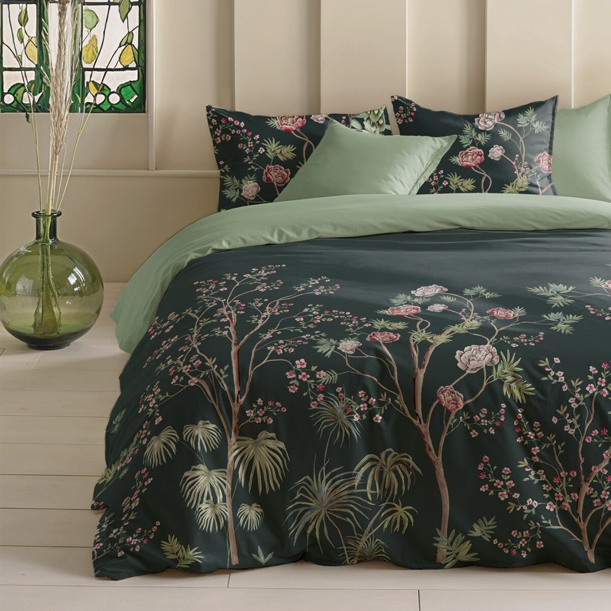 Housse de couette ohara vert