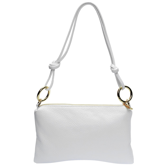 Borsa a tracolla Anna Luchini Bianco