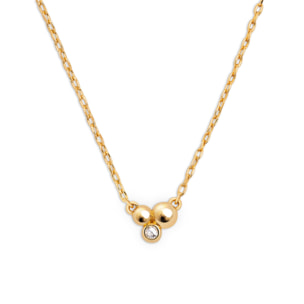 Collar Mini Cava Baño Oro