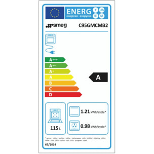 Piano de cuisson gaz SMEG C95GMCMB2