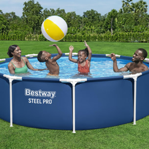 Bestway Piscine hors sol tubulaire ronde Bestway Steel Pro 305 x 76 cm bleu
