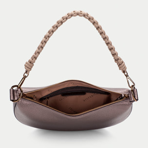 Hobo  Taupe metalizado 28cm x 18cm x 5cm