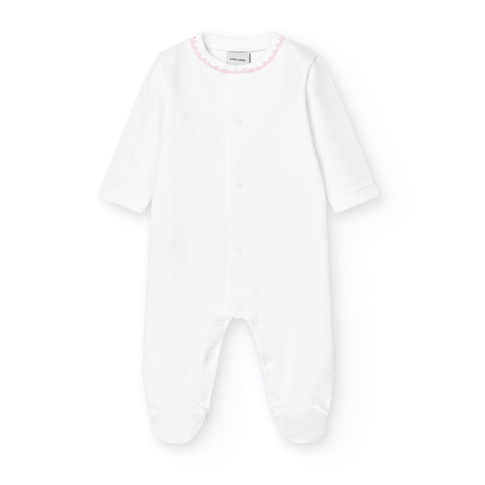 Pelele Est. Cont. Topitos Rosa Talla 9