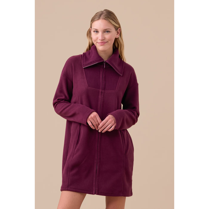 Vestaglia donna micropile articolo zaffiro. Noidinotte