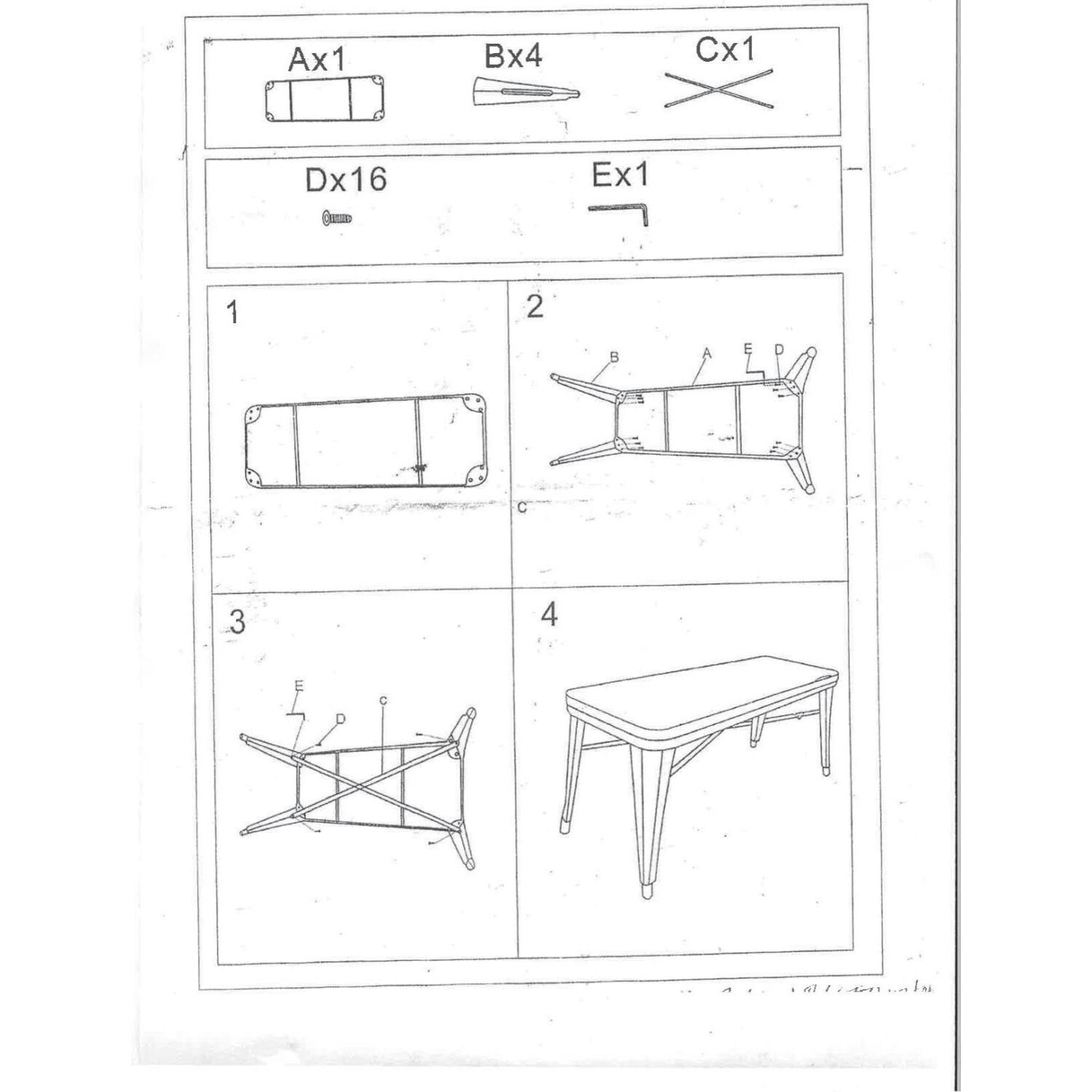 Panchina in ferro Bristol bianco cm103x38h45