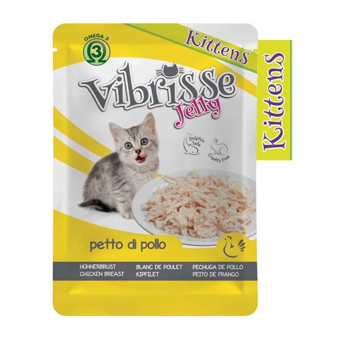 Bustine gatto gelatina - Vibrisse Jelly Kitten Pollo 70 gr - Croci