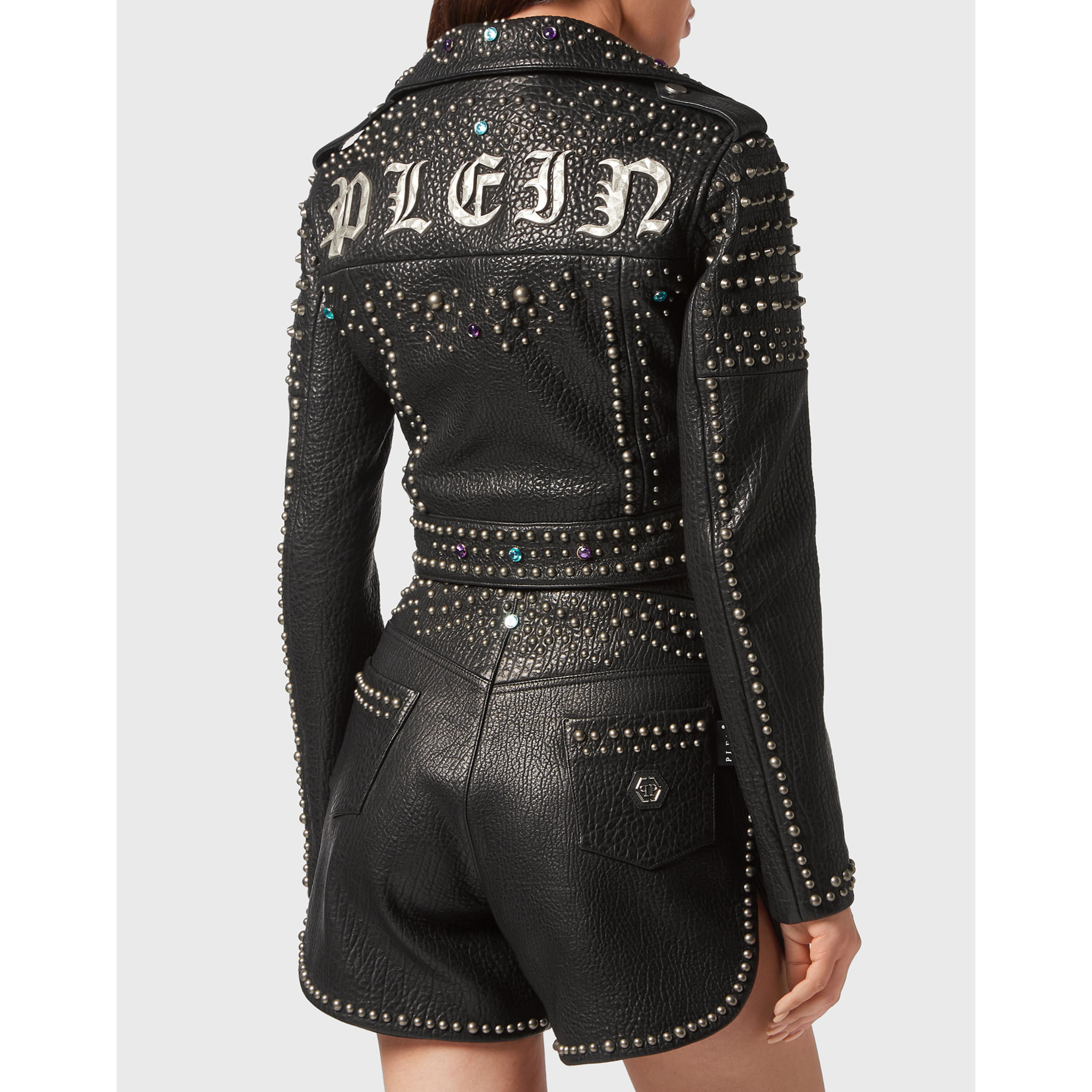 PHILIPP PLEIN Leather Jacket