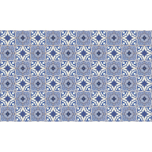 Stickers muraux - Sticker Mural Carrelage adhésif Cuisine Salle de Bain - 60 STICKERS CARRELAGES AZULEJOS FACUNDO