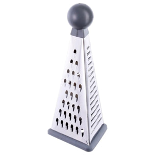 Râpe pyramide inox gris