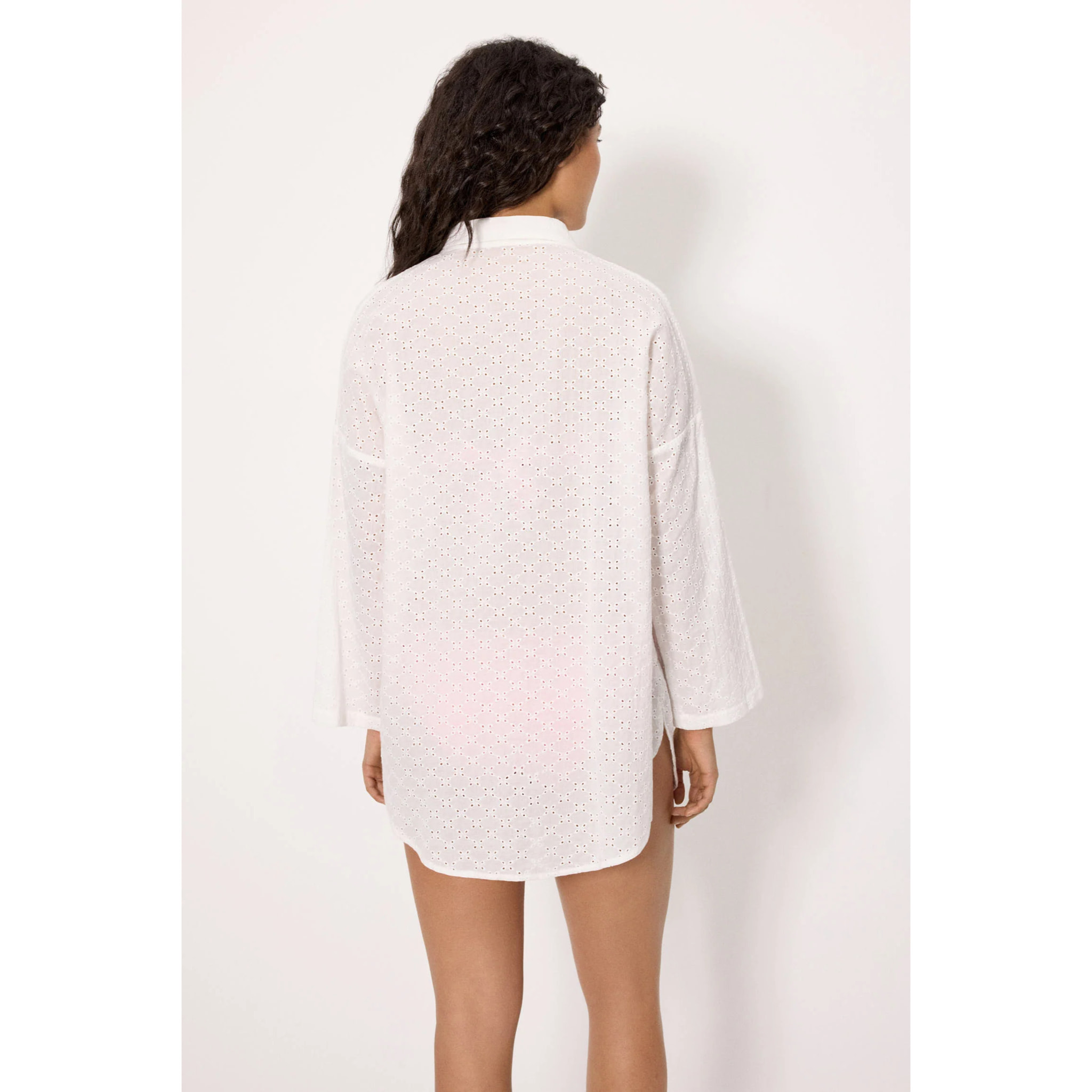 T-shirt a maniche lunghe Bianco